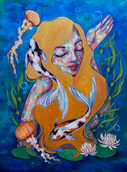 Ursula Xanthe Young - Blue As The Deep - SOLD